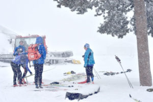 APU embracing the elements. [Photo] Erika Flowers