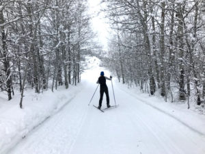 Checking out the trails with my little sister who joined me for the weekend. [Photo] Erika Flower