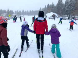 The next generation of strong skier women. [Photo] Erika Flowers