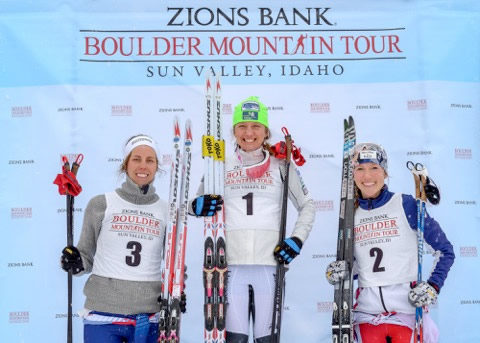 BMT podium! From left: Mary Rose, Caitlin Gregg, me. [Photo] Nils Ribi