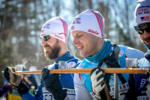 Shotski shenanigans at Birkie Fest. [Photo] Courtesy of ©American Birkebeiner Ski Foundation