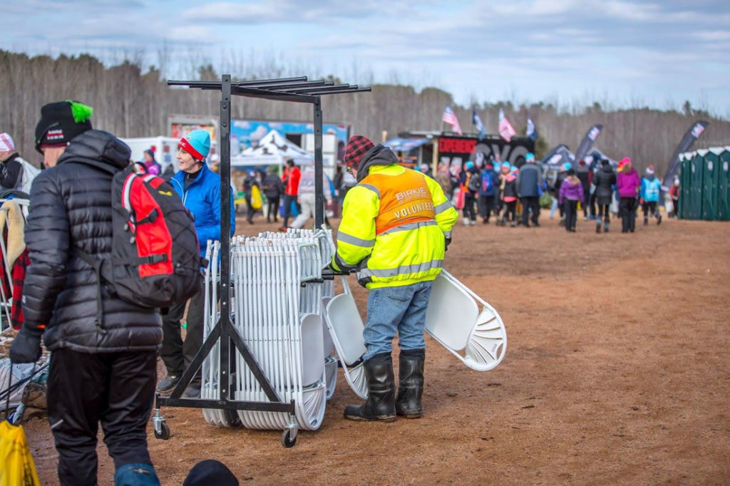 One of the hundreds of volunteers behind the American Birkebeiner. [Photo] Courtesy of ©American Birkebeiner Ski Foundation