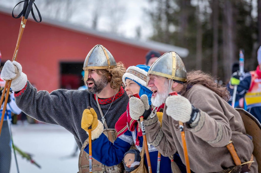 Enthusiastic Birkie Fest participants embracing the spirit and tradition of the event. [Photo] Courtesy of ©American Birkebeiner Ski Foundation