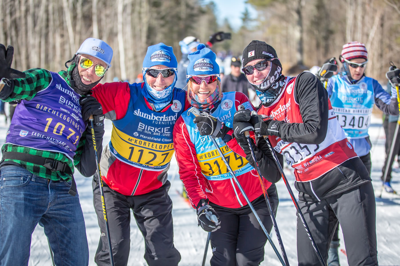 Many Birkie fans made the most of imperfect conditions and strapped on the skinny skis for a few laps of the 5km loop at Birkie Fest. [Photo] Courtesy of ©American Birkebeiner Ski Foundation