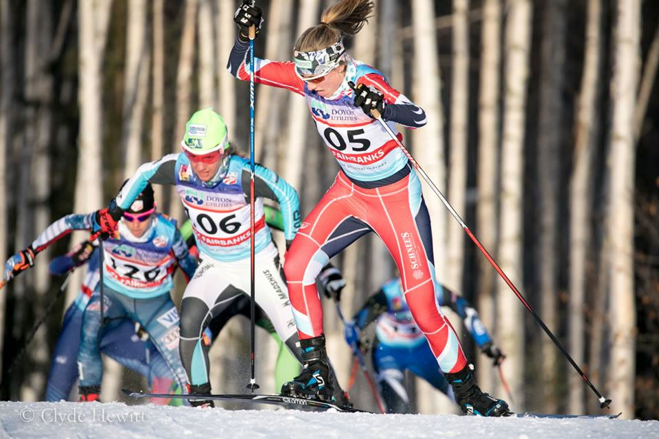 En route to my first U.S. Nationals podium in Fairbanks. [Photo] Clyde Hewitt