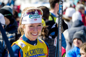 Pinching myself walking through the mixed zone. [Photo] Gretchen Powers