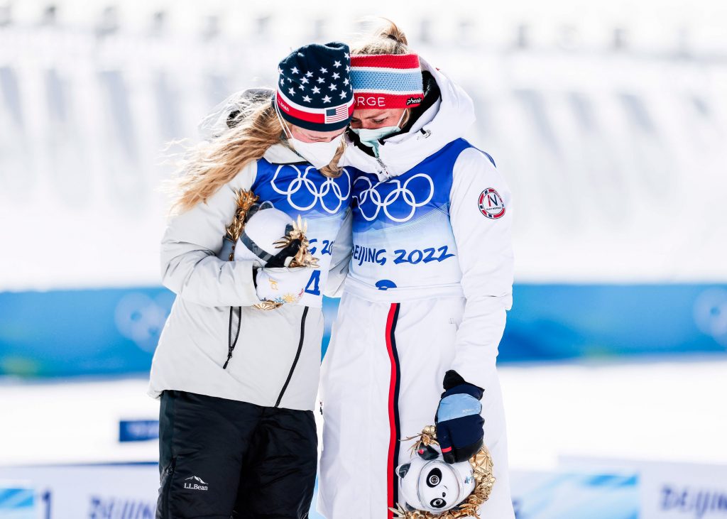 Johaug Takes 30km Gold and Diggins Wins Historic Silver in a Gusty, Gutsy Race