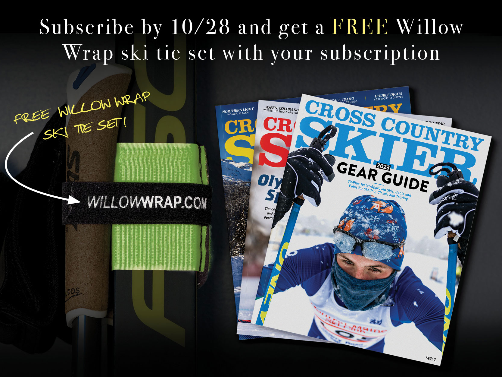 Willow Wrap Premium Ski Ties