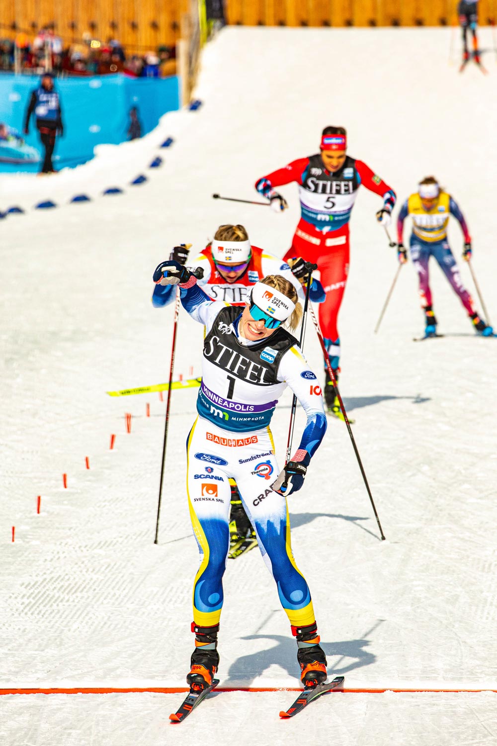 Sundling and Klaebo Win Loppet Cup Sprints in Minneapolis Cross